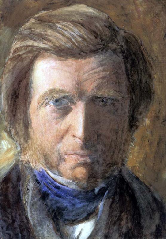 John Ruskin Self-Portrait in a Blue Neckcloth china oil painting image